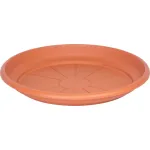 Farfurie rotunda pentru ghiveci Erica, plastic teracota, 43 cm