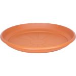 Farfurie rotunda pentru ghiveci ICS Erica, plastic teracota, 55 cm