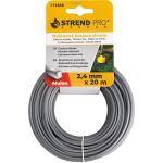 Fir trimmer Alulon ADQ 2,4 mm x 20 m, profil pătrat, cu aluminiu