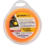 Fir trimmer rotund DualCut 2,4 mm x 25 m pentru motocoasa