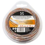 Fir pentru motocoasa ProCom Ultimate 2 mm x 15 m, spirala patrata