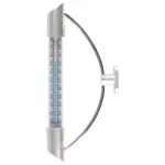 Termometru exterior metalic pentru fereastră Strend Pro Longbow 230 mm