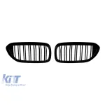 Grile rinichi cu două lamele negre lucioase, potrivite pentru BMW Seria 5 G30, G31 2017-2020 Performance AutoTuning