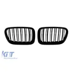 Grile rinichi cu nervuri duble vopsite în negru, potrivite pentru BMW X3 F25 2010-2014 Performance AutoTuning