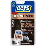 Adeziv instant gel Ceys Ultraunick 5 g cu pensulă, flexibil
