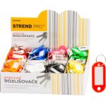Rozlišovač Strend Pro, popisný prívesok na kľúče, mix farieb, Sellbox 200 ks