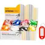 Etichete identificare chei Strend Pro, set 200 buc, culori mixte