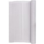 Gard decorativ PVC pentru balcon si terasa, 90x300 cm, gri deschis, UV