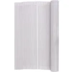 Gard decorativ PVC pentru balcon si terasa, 90x300 cm, gri deschis, UV