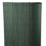 Gard decorativ PVC verde 90 x 300 cm, protecție UV, 1300 g/mp