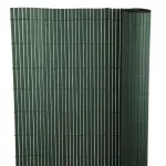 Gard decorativ PVC verde 90 x 300 cm, protecție UV, 1300 g/mp
