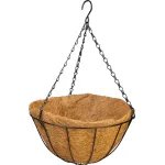 Ghiveci suspendat Strend Pro cu fibra de cocos si lant, 30 cm