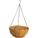 Ghiveci suspendat cu suport metalic si cocos, 40 cm, Strend Pro