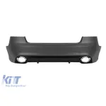 Bara spate RS5 potrivită pentru Audi A5 Coupe și Cabrio 2007–2016, cu ieșiri de evacuare cromate -O--O- Performance AutoTuning