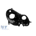 Carcasa far halogen dreapta potrivită pentru Mercedes E-Class W211 Sedan, S211 2006-2008 Performance AutoTuning