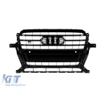 Grilă de lac negru tip SQ5 potrivită pentru Audi Q5 2012-2016 Performance AutoTuning