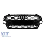 Grilă lac negru tip S4 potrivită pentru Audi A4 B9.5 2020-2024 Performance AutoTuning