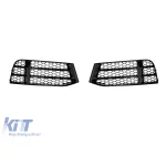 Grile laterale potrivite pentru bara de protecție frontală RS5 pe Audi A5 2012-2015 negru lucios Performance AutoTuning