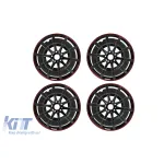 Jante forjate 900 22" inci 5x130 cu capace din carbon potrivite pentru Mercedes G-Class W464 după 2018. Performance AutoTuning