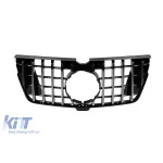 Grilă tip GT crom/neagră, potrivită pentru Mercedes GL X164 2010-2012, potrivită pentru bara frontală A Design-Line Performance AutoTuning