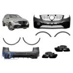 Pachet de tuning tip 63 potrivit pentru Mercedes GLE W166 2015-2018 cu grilă GT Performance AutoTuning
