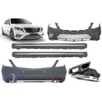 Un pachet de design tip S65 potrivit pentru Mercedes S-Class W222 2013-2017, cu praguri pentru bază lungă Performance AutoTuning