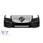 Bumper frontal A Design Line potrivit pentru Mercedes GLS X167 2020-2025 Performance AutoTuning