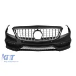 Bumper frontal A Design tip 63 potrivit pentru Mercedes CLS C218 2011-2015 cu grilă GT crom/negru și elemente din lac negru Performance AutoTuning