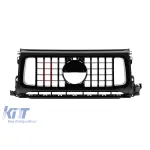 Grilă de lac negru tip Brabus potrivită pentru Mercedes G-Class W464 2018-2024 Performance AutoTuning