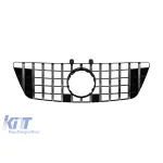 Grilă tip GT crom/neagră potrivită pentru Mercedes ML W164 2009-2011 Performance AutoTuning