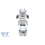 Pachet de tuning tip 63 potrivit pentru Mercedes GLS X167 2020-2023 cu elemente cromate Performance AutoTuning