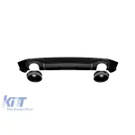 Difuzor stil RS cu ieșiri de eșapament negre potrivit pentru Audi Q5 2018-2020 S-line bara spate Performance AutoTuning