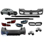 Pachet de tuning stil F90, potrivit pentru BMW Seria 5 G30 2017–2020 – conversie la LCI (după 2021) Performance AutoTuning