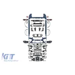 Pachet de tuning stil X5M potrivit pentru BMW X5 G05 2019–2022 conversie la G05 după 2023 Performance AutoTuning
