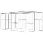 Cușcă pentru pisici, 6x3x2,5 m, oțel galvanizat GartenMobel Dekor