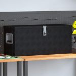 Ladă de aluminiu, negru, 80 x 30 x 35 cm  GartenMobel Dekor