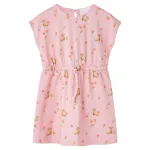 Rochie copii cu șnur, portocaliu deschis, 116 GartenMobel Dekor