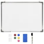 Tablă magnetică albă cu ștergere uscată 70x50 cm oțel GartenMobel Dekor