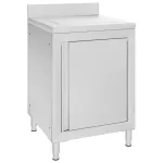 Dulap de bucătărie comercial cu scurgător, oțel inoxidabil GartenMobel Dekor