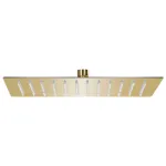 Cap duș ploaie dreptunghiular, auriu, 30x20 cm, oțel inoxidabil GartenMobel Dekor