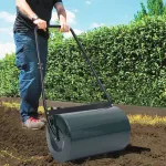 Tăvălug de gazon, verde și negru, 63 cm, 50 L GartenMobel Dekor