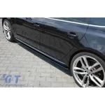 Adăugiri Maxton Design potrivite pentru Audi A5 8T, S5, S-Line Sportback 2007-2016, lac negru Performance AutoTuning