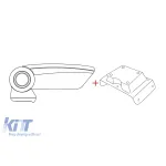 Rati cotiera model Armster 3 cu piele eco neagră potrivită pentru Opel Zafira B 2005-2007 Performance AutoTuning