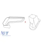 Rati cotiera model Armster S cu piele eco neagră potrivită pentru Dacia Dokker după 2018 Performance AutoTuning