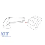 Rati cotiera model Armster S cu piele eco neagră potrivită pentru Ford Focus 2004-2012 Performance AutoTuning