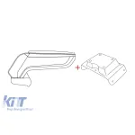 Rati cotiera model Armster S cu piele eco neagră potrivită pentru Opel Zafira B 2005-2007 Performance AutoTuning