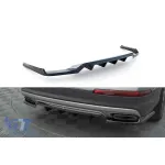 Spoiler Maxton Design potrivit pentru bara spate a Audi Q7 2015-2019, lac negru Performance AutoTuning