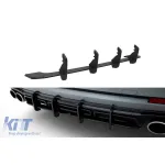 Adăugare tip Street Pro Maxton Design potrivită pentru difuzor Audi S8 D5 după 2021, negru mat Performance AutoTuning