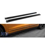 Aditive Maxton Design pentru praguri Audi Q8 S-Line după 2018, lac negru Performance AutoTuning