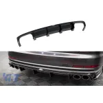 Difuzor Maxton Design pentru bara spate a Audi S8 D5 2019-2021, lac negru Performance AutoTuning